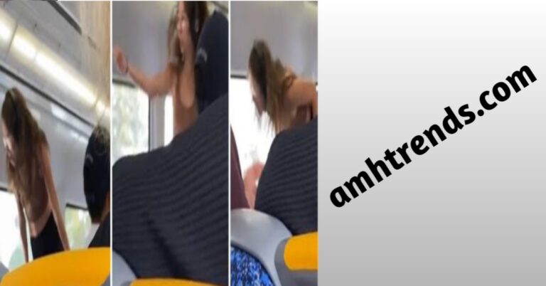 Australian girl on train video trending on social media