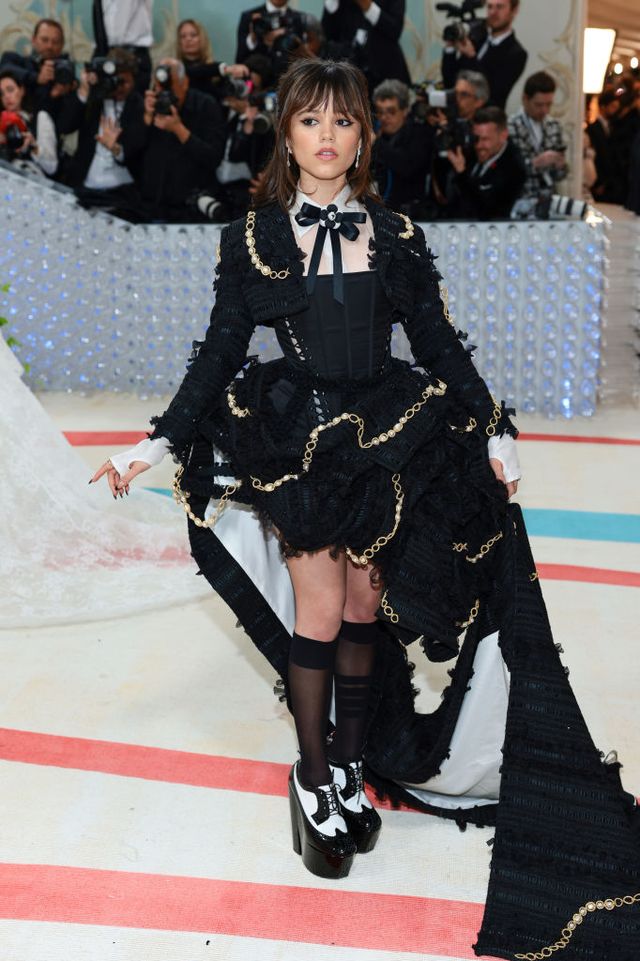 Jenna perform at 2023met gala | Jenna Ortega outfit