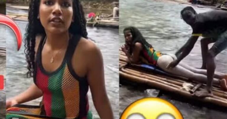 Jamaica raft video plastic bag trending on twitter video