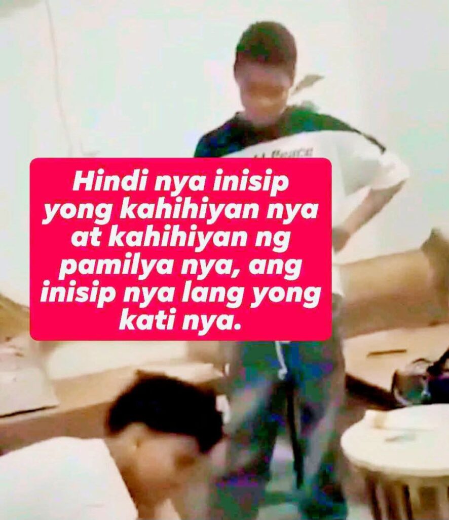 Screenshot of viral ofw video
